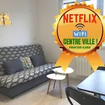 Cosy T2 Wifi Parking Proche Gare Centre Saint-Quentin (Aisne)